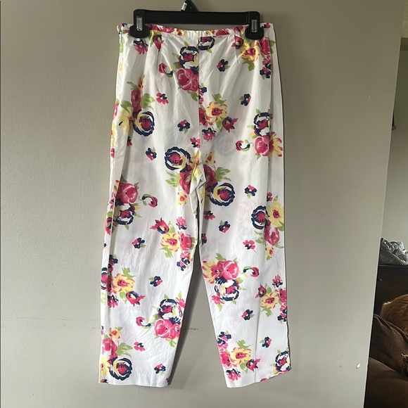 Vintage Colorful Floral Pattern Pants - Picture 4 of 5